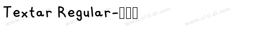 Textar Regular字体转换